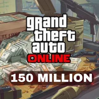 150M GTA 5 ONLINE PC LEGACY ( no login)