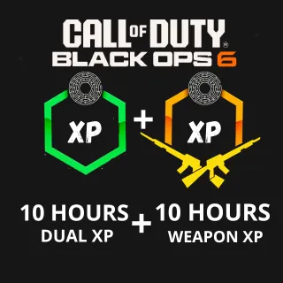  CALL OF DUTY BLACK OPS 6 10 HOURS DUAL XP + WEAPON XP