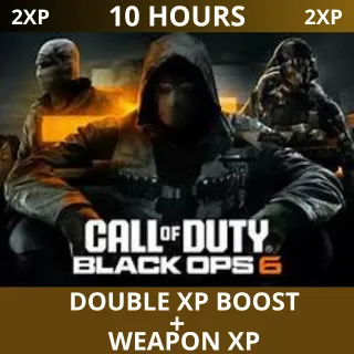 BO6 10 HOURS DUAL XP + WEAPON 