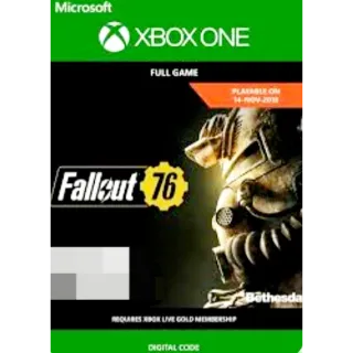 Fallout 76 (Xbox One) Xbox Live Key GLOBAL