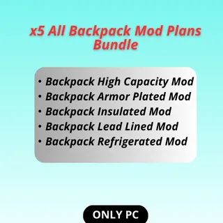 BACKPACK MODS