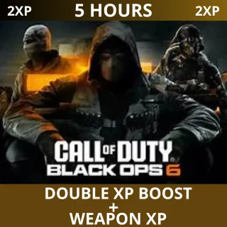 COD BLACK OPS 6 DUAL XP + WEAPON XP  5 HOURS