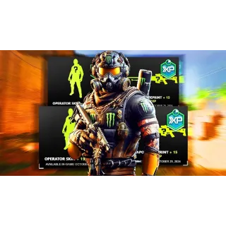 CALL OF DUTY MONSTER ENERGY FULL SET BUNDLE