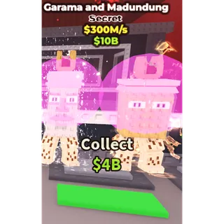 Garama and Madundung 300m/s
