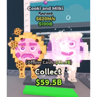 Cooki and Milki 620M/s