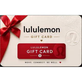 $25.00 USD LULULEMON GIFT CARD