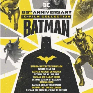 Batman 85th Anniversary 10-Film Collection 4K MA