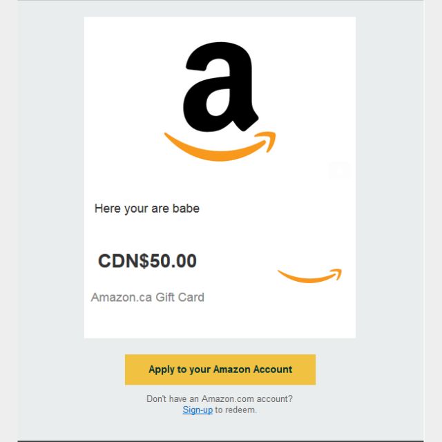 50.00 CANADIAN DOLLARS Amazon gift card Amazon Gift Cards Gameflip