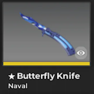 BLOXSTRIKE BUTTERFLY KNIFE NAVAL (FIELD-TESTED) 