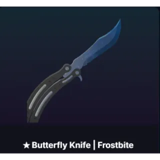 BUTTERFLY KNIFE FROST BITE (SI) STANDARD ISSUE - SNIPER DUELS