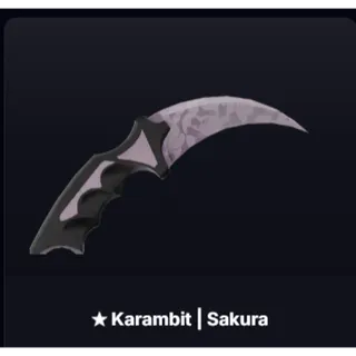 KARAMBIT SAKURA (WW) WELL WORN - SNIPER DUELS