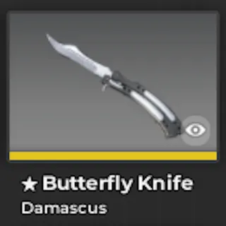 BLOXSTRIKE BUTTERFLY KNIFE DAMASCUS