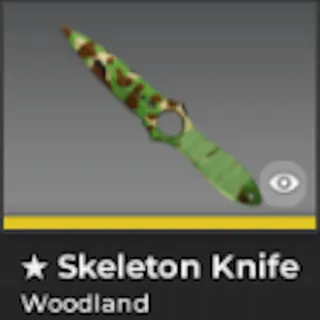 BLOXSTRIKE SKELETON KNIFE WOODLAND