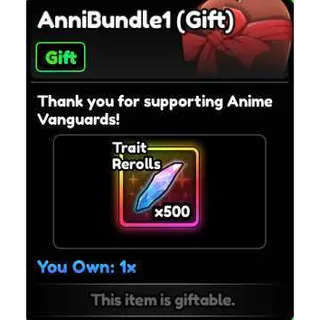 500X TRAIT REROLLS ANNIBUNDLE1