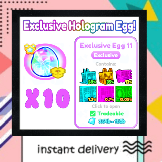 HOLOGRAM EGG 10X - Game Items - Gameflip