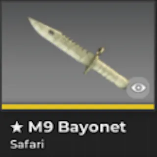BLOXSTRIKE M9 BAYONET SAFARI (FIELD-TESTED)
