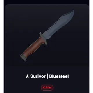SURVIVOR BLUESTEEL (WW) WELL WORN - SNIPER DUELS