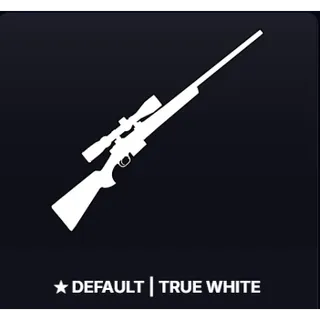 DEFAULT TRUE WHITE (MC) MINT CONDITION - SNIPER DUELS