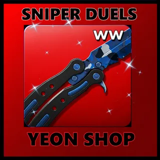 Sniper Duels | Butterfly Blue Camo