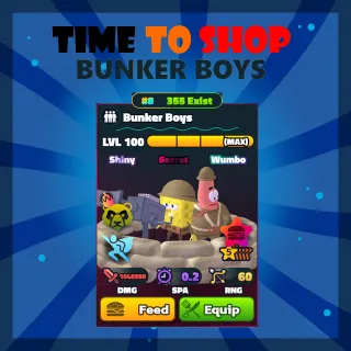 SW BUNKER BOYS CROWN 5S # 8 - SPONGEBOB TOWER DEFENSE