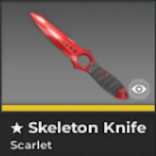 BLOXSTRIKE SKELETON KNIFE SCARLET (FIELD-TESTED) 