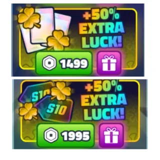+50% EXTRA LUCK S10 HUNTER + HOLO HUNTER - Spongebob Tower Defense