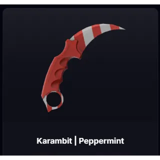 KARAMBIT PEPPERMINT (SI) STANDARD ISSUE - SNIPER DUELS