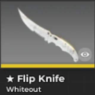 BLOXSTRIKE FLIP KNIFE WHITEOUT (FIELD-TESTED)