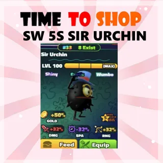 SW SIR UCHIN #33 - SPONGEBOB TOWER DEFENSE