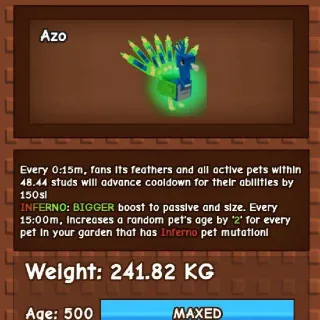 🔥 Inferno🔥 Peacock 240kg