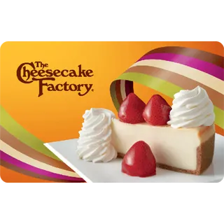 $100.00 USD The Cheesecake Factory eGift--Automatic delivery