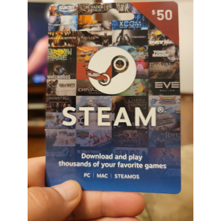 $50.00 Steam - Steam Gift Cards - Gameflip