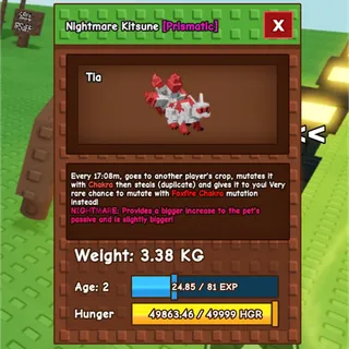 semi huge kitsune 30kg+