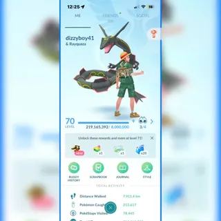BEST OFFER Stacked Pokemon go level 70 account 