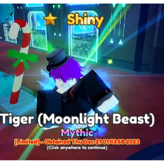 Anime Adventures - Tiger Shiny