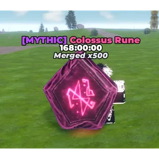 COLOSSUS RUNE 7 DAYS | MINE A MOUNTAIN | ROBLOX