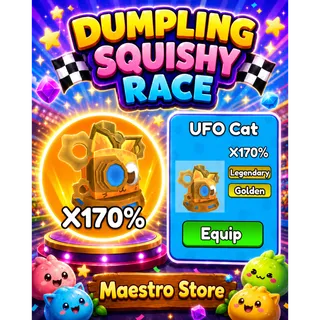 UFO Cat - Dumpling Squishy Race