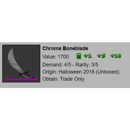 Mm2 Chroma Boneblade