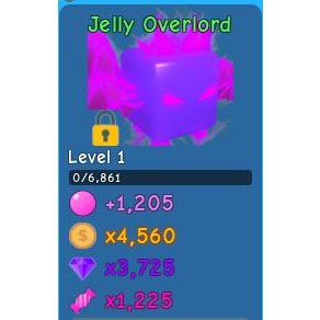 Pet 1x Jelly Overlord In Game Items Gameflip - i got the jelly overlord pet roblox bubble gum sim