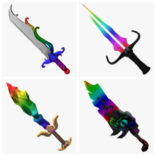 Bundle Mm2 Chroma Knives Set In Game Items Gameflip - roblox mm2 chroma seer