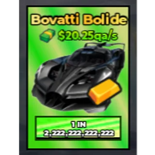 BOVATTI BOLIDE (PRIMORDIAL) - RANDOM MUTATION | DREAM CAR COLLECTION | ROBLOX
