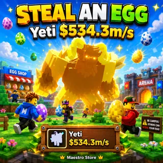 YETI 534.3M/S | STEAL AN EGG | ROBLOX