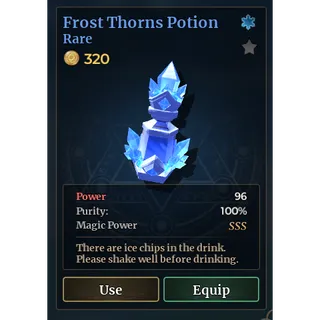 SSS FROST THORN - WIZARD ALCHEMY