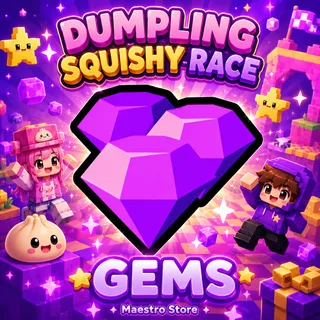 100.000 GEMS - Dumpling Squishy Race