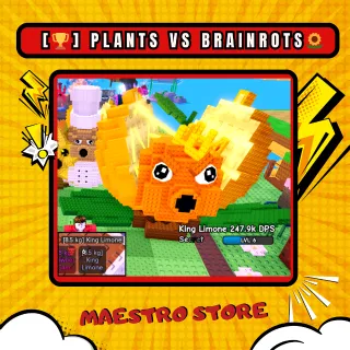 BIG KING LIMONE 8.5kg Plants Vs Brainrots | pvb | Roblox