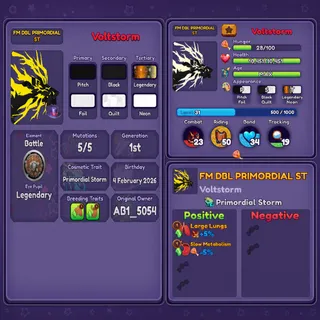 VOLTSTORM | FM DBL PRIM ST | DRAGON ADVENTURES