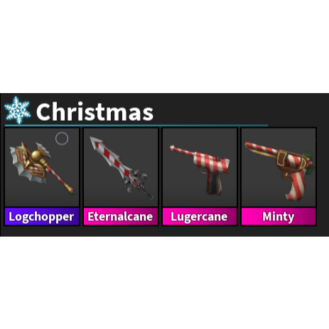 Bundle Mm2 2x Christmas Items In Game Items Gameflip