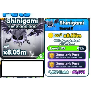 SHINIGAMI 1 IN 2M | TAP SIMULATOR REBORN