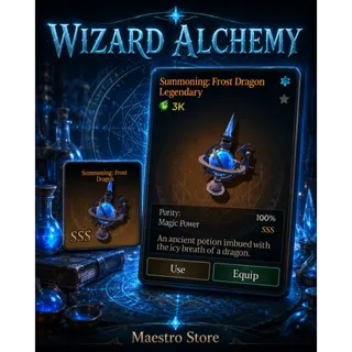 SSS Frost Dragon - Wizard Alchemy