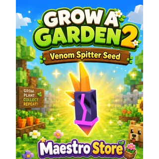 2x Venom Spitter Seed | Grow A Garden 2 | GAG 2